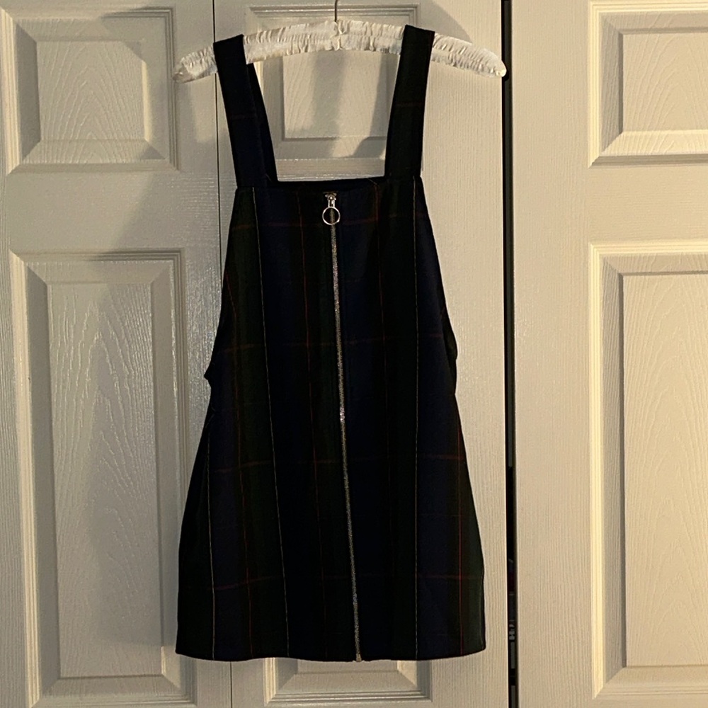 Forever 21 Black Plaid Mini Dress